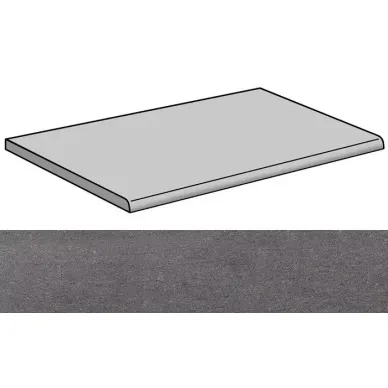 Lava Negro Lappato Peldano-60 29.75x59.55 0