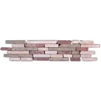 30863 Fascia Ciottolato Rosso 9x40 0