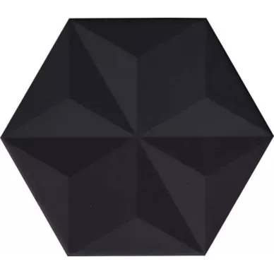 CHAPLIN BLACK VELA HEXAGON 25x29 0