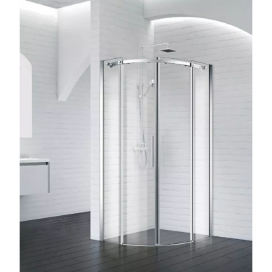 Душевой уголок BelBagno Acqua R2 (80x80 см) (прозрачное стекло) хром 0