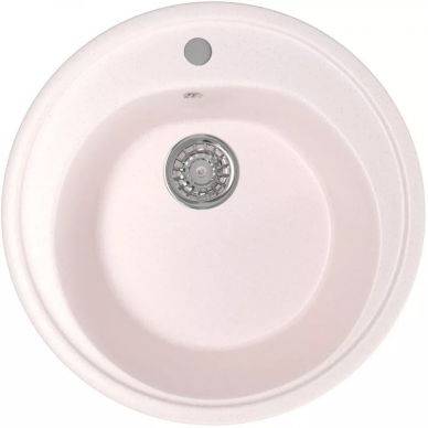 Мойка кухонная Mixline ML-GM11	(525072)	светло-розовая 5