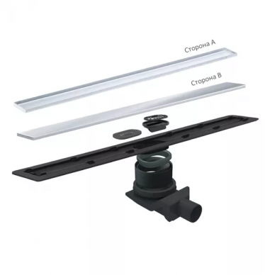 Душевой лоток Pestan Confluo Frameless Line 850 (13701233) матовый хром 11