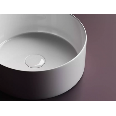 Раковина накладная Ceramicanova Element (CN6032) 35 см, белый глянцевый 7