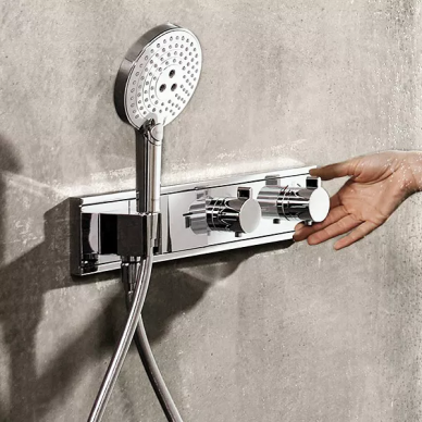 Термостат для душа Hansgrohe RainSelect (15355600) хром/черный 3