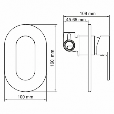 Душевая система Wasserkraft (А85146) белая матовая 6