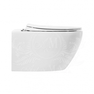Чаша подвесного унитаза Art&Max Elegant (AM9316CHR) безободковый 9
