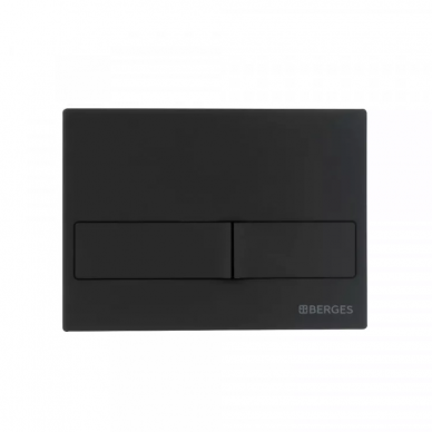 Инсталляция Berges Novum 525 + Gamma + кнопка L5 (черная Soft Touch) в комплекте с унитазом (белый), с сидением микролифт 5