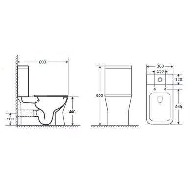 Унитаз напольный Cerutti SPA Ellero (CT8458) безободковый. микролифт 5