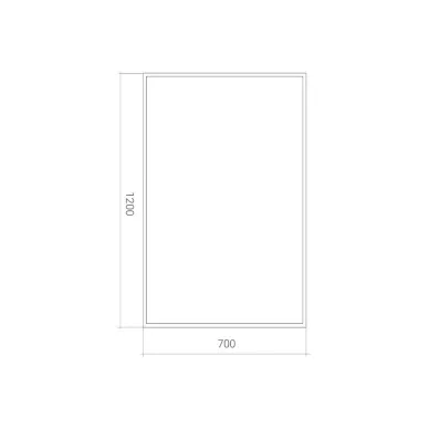 Зеркало Art&Max Aversa (AM-Ave-700-1200-DS-F) (70x120 см) бесконтактный сенсор с LED подсветкой 8