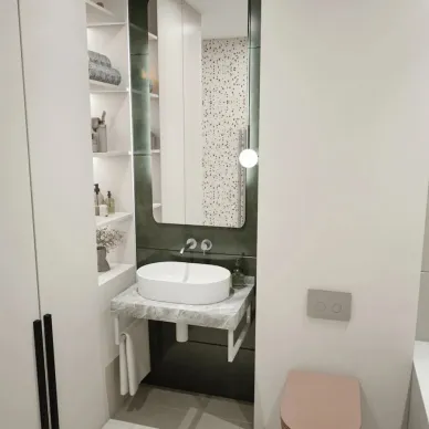 Столешница Teymi Helmi T150207 серый мрамор, 70 см 8
