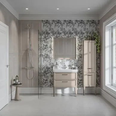 Kerama Marazzi Pompei Пенал 150см., напольный\подвесной, цвет: камео бежевый PO.M.150\CAM 5