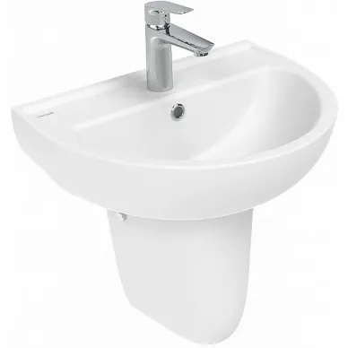 Раковина Creavit Oval TP155-00CB00E-0000 52x41 см, белая 0