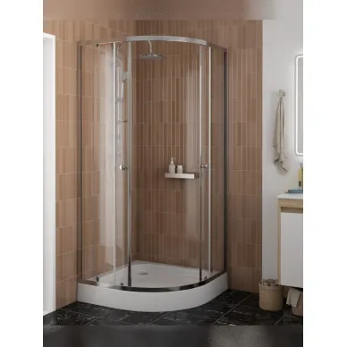 Душевой уголок Teymi Lina T00503 90x90, с поддоном, хром/стекло прозрачное 5