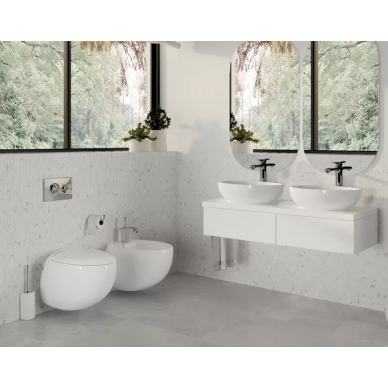 Чаша подвесного унитаза Sanita Lux Ringo (RNGSLWH0104) с крышкой-сиденьем микролифт 5