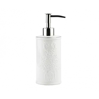 Дозатор для жидкого мыла Wasserkraft Dinkel K-4600 (K-5799) (фарфоровый) белый 0