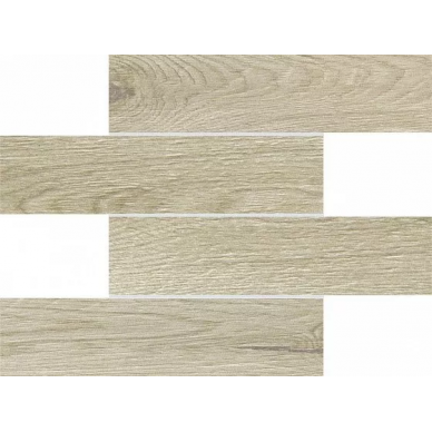 756077 Planches Amande Modulo Muretto Sfalsato 7.5x30 30x30 0