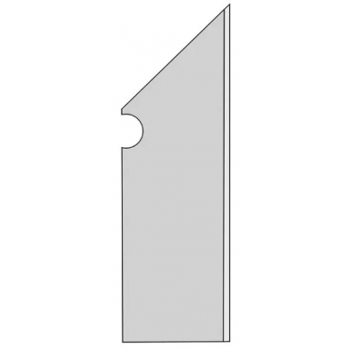 fNZD Roma Diamond Grigio Superiore Battiscopa Sag DX Brillante 7.2x30 0