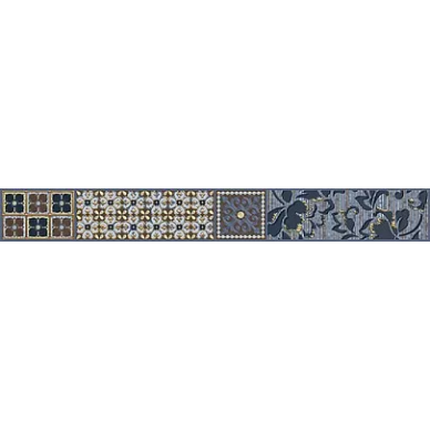 Бордюр Камлот Индиго Эйша 40.5х5 0