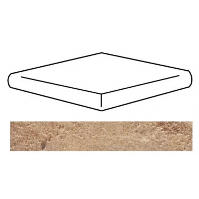 Ступень угловая D'Anticatto Marrone 33*33,4 0