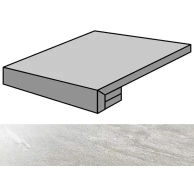 Materia Grey Lappato Gradone Rec 59.55x59.55 0