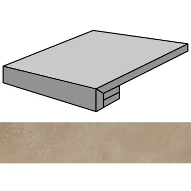 Microcement Vison Natural Gradone Rec 59.55x59.55 0