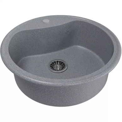 Мойка кухонная Mixline ML-GM09	(533501)	темно-серый 1
