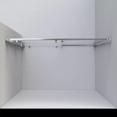 Душевая дверь Vincea Garda (VDS-1G115CH) 115х190 см, профиль хром/стекло шиншилла 4