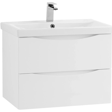 Тумба для ванной Belbagno Marino-CER (MARINO-CER-600-2C-SO-BL-P) (57 см) (Bianco Lucido) 1