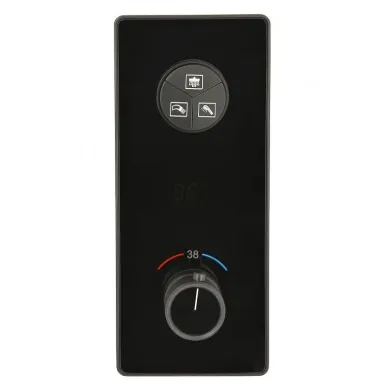 Душевая система ALMAes Ebro (TVZ-8801) (встраиваемая) с термостатом, чёрная матовая 6