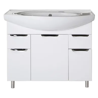 Тумба ASB-Mebel Мессина 100 (9622) под раковину Энигма 100 6