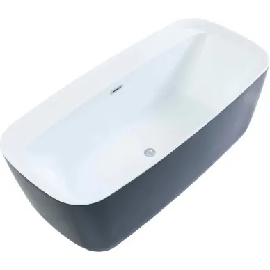 Акриловая ванна Aquanet Family Fine 95778-MW-MB 170x78 белая матовая/чёрная матовая 5