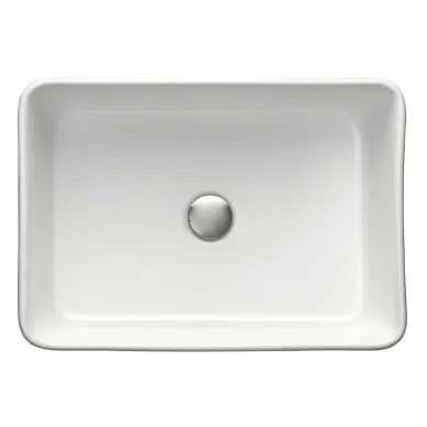 Roca Mila Раковина накладная 50x35x19см, без отв., цвет: белый  7.3270.0.B00.0 5