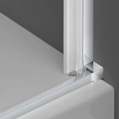 Душевая дверь Vincea Alpha VDP-3AL100MT 100x195 см, профиль хром/стекло текстурное 3