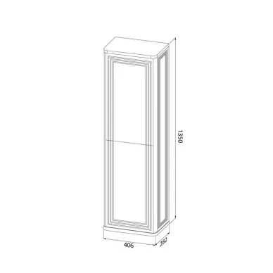 Пенал Iddis Oxford Neo 40 см OXN40D0i97 темно-серый 3