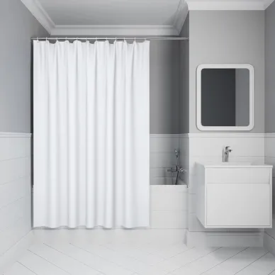 Шторка для ванной Iddis DW01P18i11 белая 0
