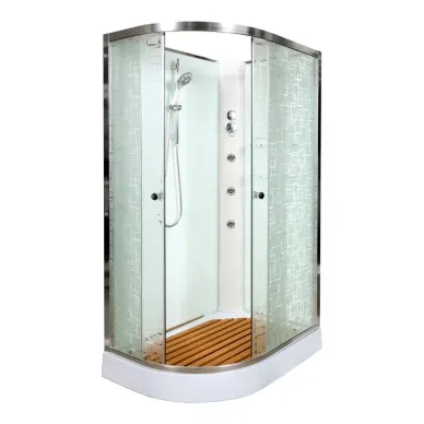 Душевая кабина DTO EM EM1511RNGM 110x80x208 см, правая, без крыши, с гидромассажем 1