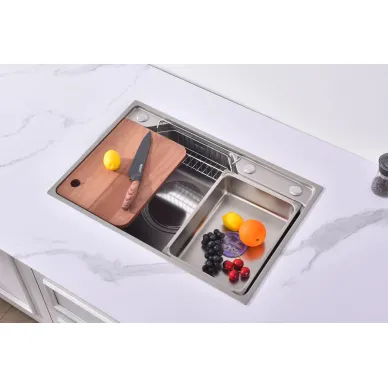 Мойка кухонная Fmark FSC6845L сатин 7