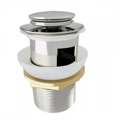 Сливной набор для раковины Teymi Ritta T140125 с переливом, click-clack, хром 8