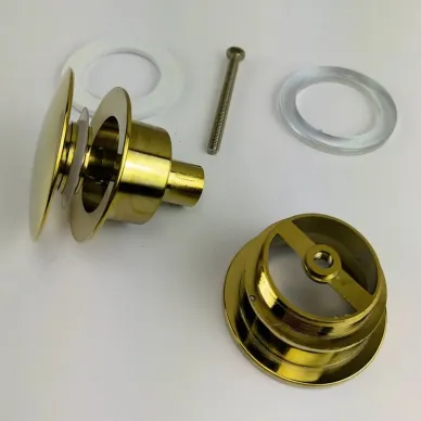 Сливной набор для раковины Teymi Lina T140215 click-clack, золото 9