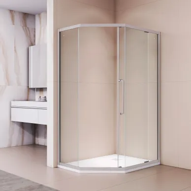 Душевой уголок RGW Passage PA-86-S 90x100 профиль хром-сатин/стекло прозрачное 5