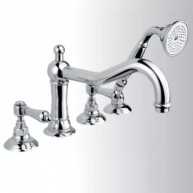 Смеситель для ванны Nicolazzi Dames Anglaises 1449 CR 78 ручка 78 P.M.Blanc 6