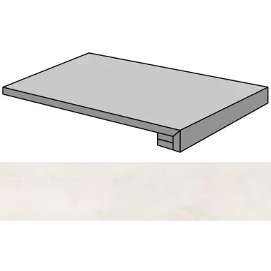 Microcement White Lappato Gradone Rec-30 29.75x59.55 0