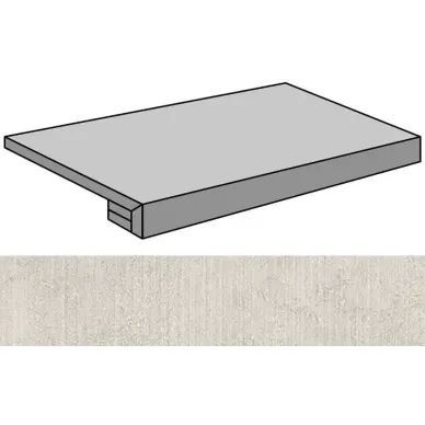 Sybarum 7.0 White Scavato Gradone-120 29.67x119.3 0