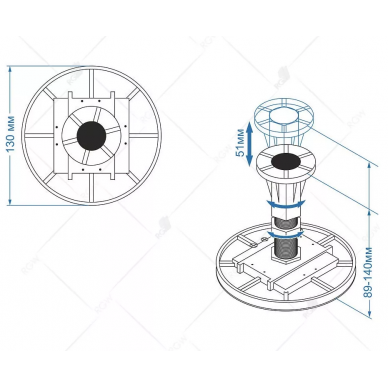 Ножки для поддона RGW N-08 (03230810-00) 8 шт 2