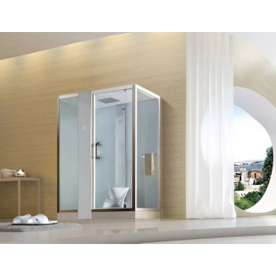Душевая кабина Orans Diamond (SR-89102RS White) (150х100) правая 8