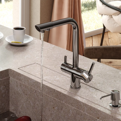 Смеситель для кухни Wasserkraft (A8317) под фильтр, хром 10