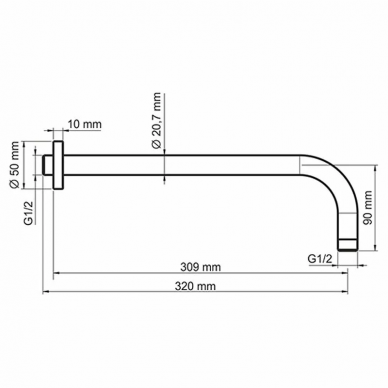 Душевая система Wasserkraft (А85161) белая матовая 5