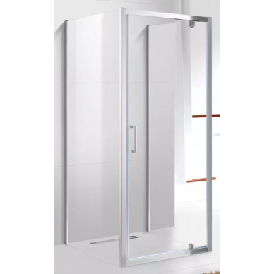Душевой уголок Cezares Molveno (MOLVENO-BA2-100/80-C-Cr-IV) профиль хром/стекло прозрачное 0