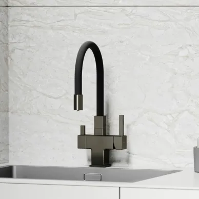 Смеситель для кухни Sancos Arno (SC4005GG) с функцией подключения фильтра, вороненая сталь 6