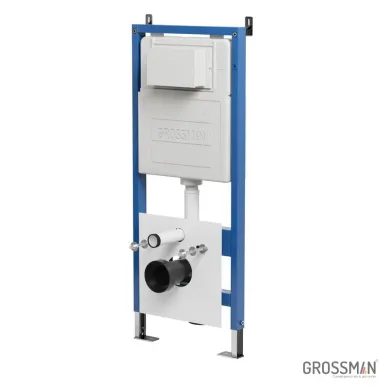 Инсталляция для подвесного унитаза Grossman 900.K31.01.000+клавиша 700.K31.03.000.000+унитаз GR-4411S 5